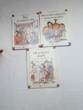 Lot de 3 livres Max et Lili