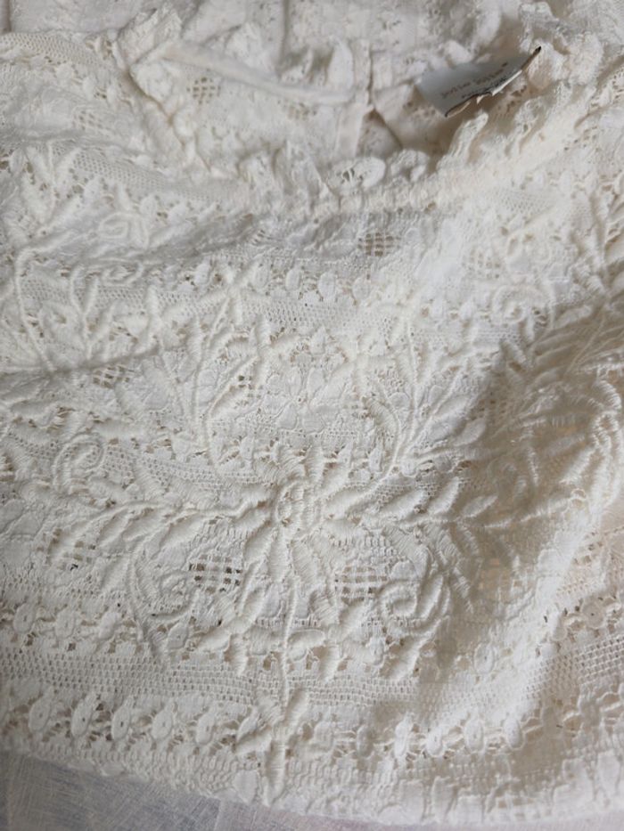 Haut en Dentelle Blanche Jolie Jolie Petits Jours Taille XS