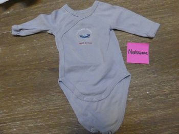 Body gris mixte petit bateau