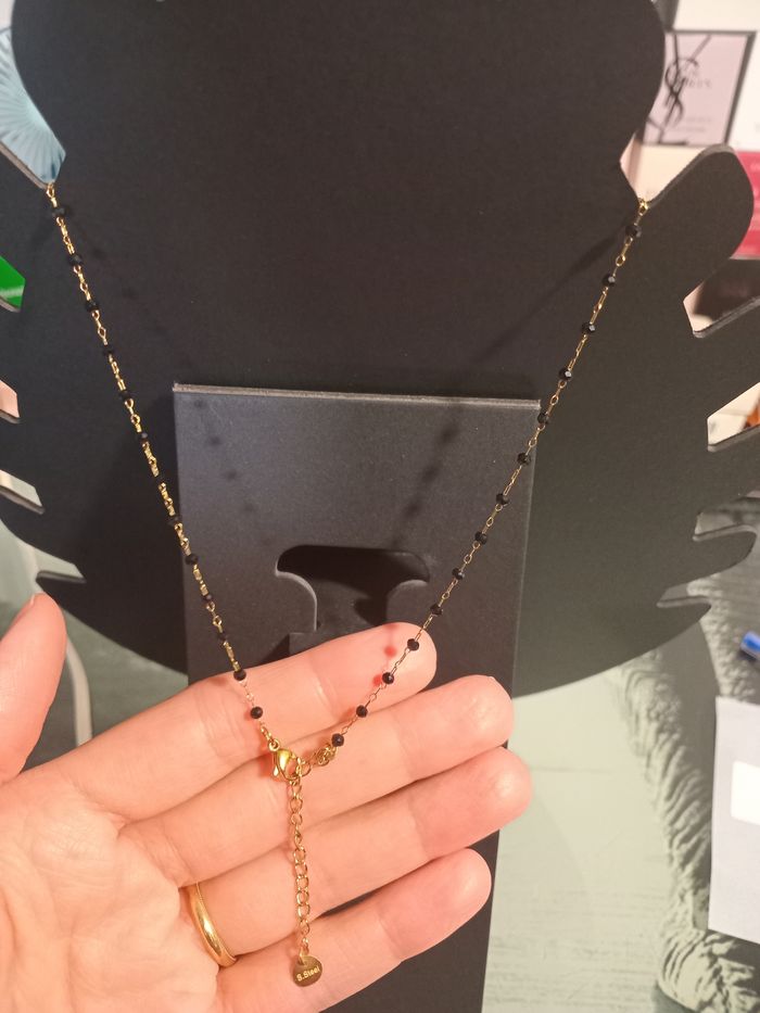 Collier inspi van cleef acier inoxydable neuf - photo numéro 2