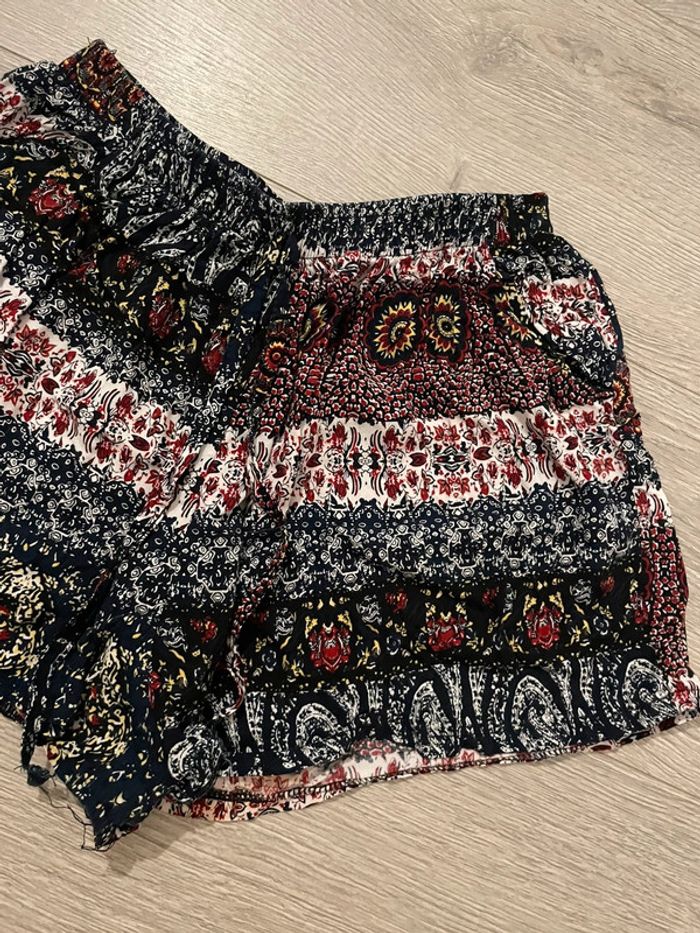 Short fluide imprimé bohème - CC Collection - Taille S/M - photo numéro 3