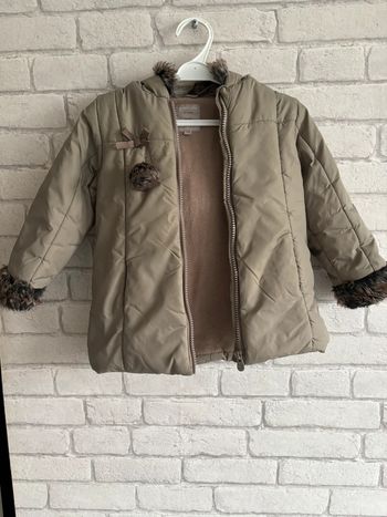 Manteau grain de blé taille 24 mois