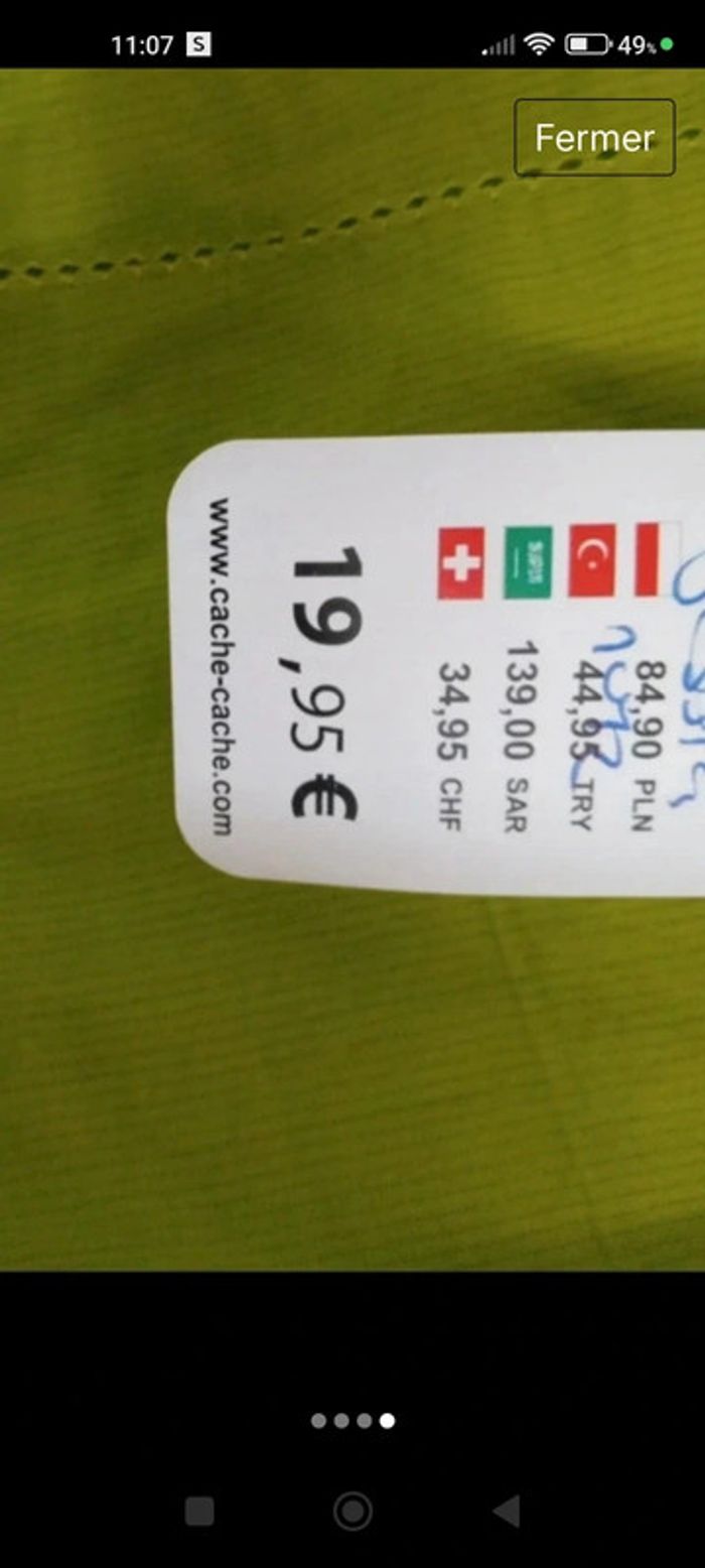 Très beau haut vert pistache - photo numéro 4