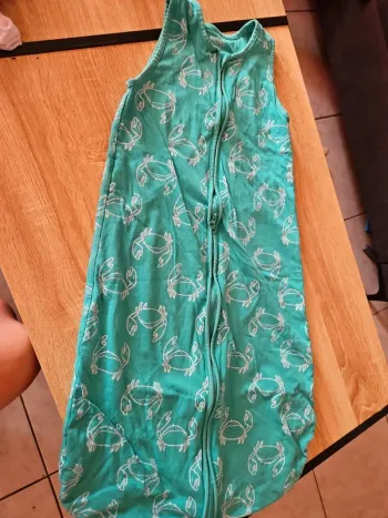 Gigoteuse légère 18/36 mois motifs crabes