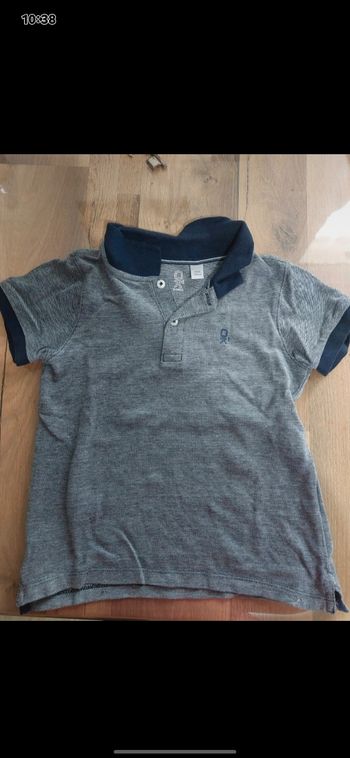 Lot 2 polos okaidi garçon  6ans