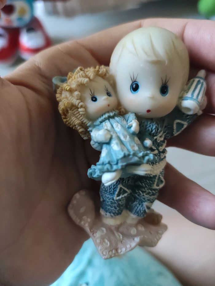 Figurine sujet bébé poupée garçon - photo numéro 2