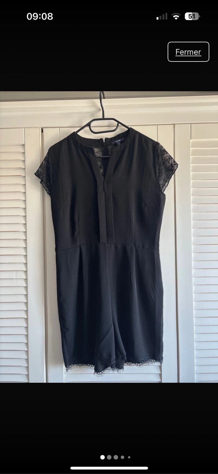 Combishort noir