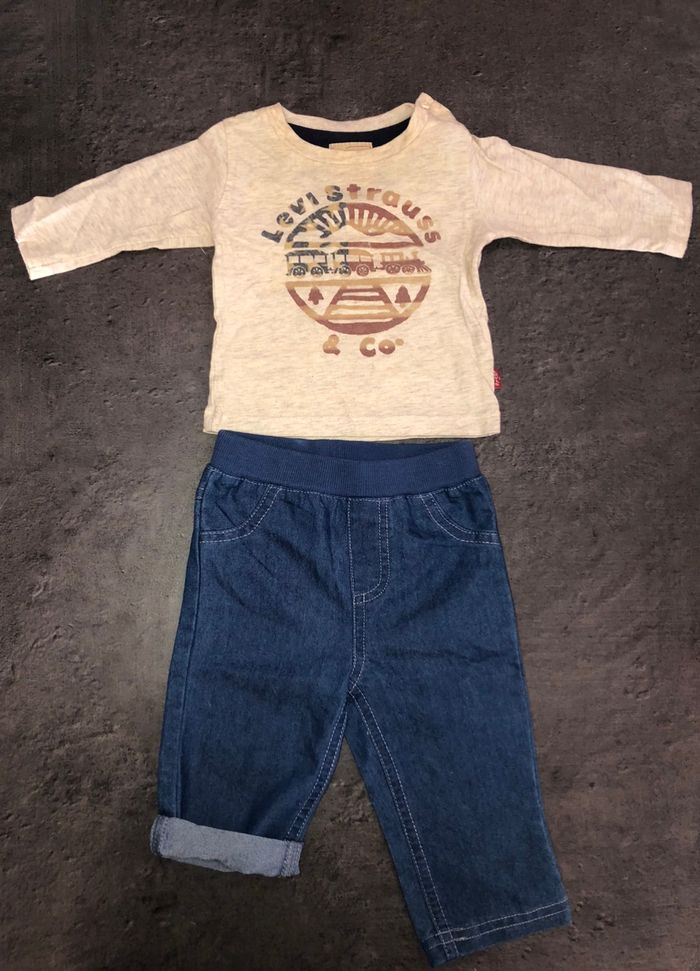 Ensemble t-shirt manches longues Levis