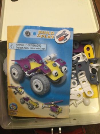 meccano 5105  plaques flexible complet 3 modèles tbe