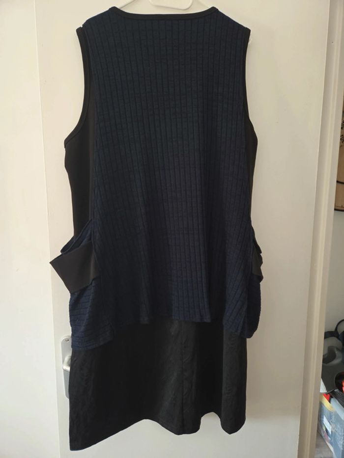 Robe noire femme manche courte hiver TBE taille XL Mme Rouge - photo numéro 6
