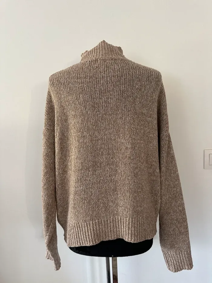 Pull marron beige - photo numéro 5