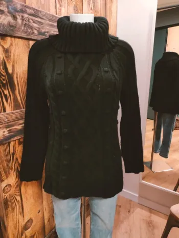 Pull chaud camaïeu