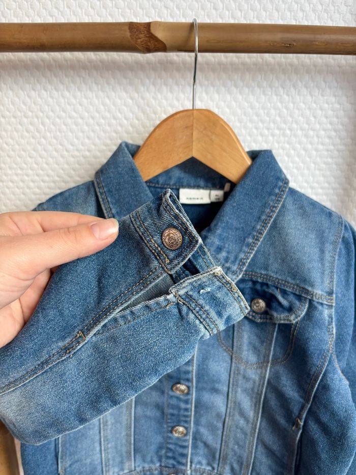 Veste en jean bleu Name it 🌸 - photo numéro 3