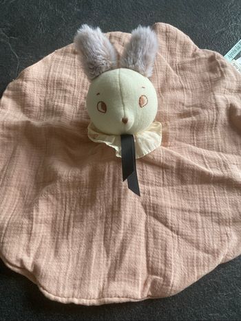 Doudou souris rose plate moulin roty neuf