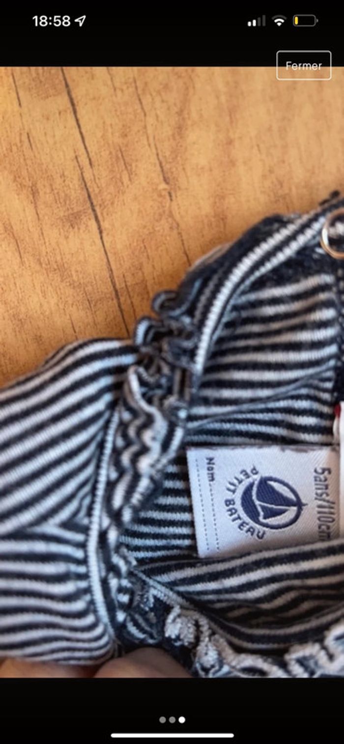 T-shirt manches longues Petit bateau 5 ans - photo numéro 3