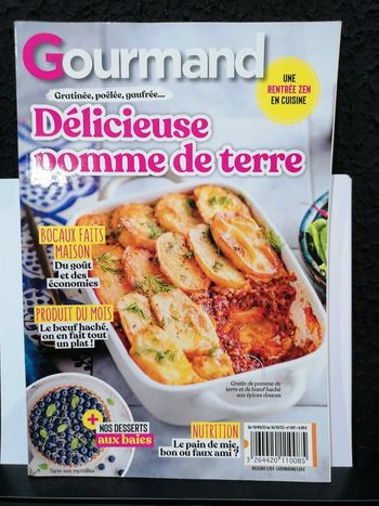 Gourmand. Délicieuse pomme de terre