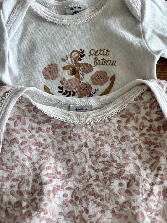 Lot de 3 bodies petit bateau - photo numéro 2