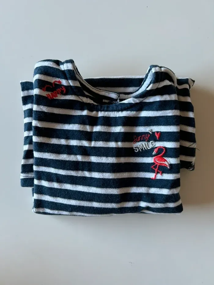 Robe manches longues marinière - photo numéro 4