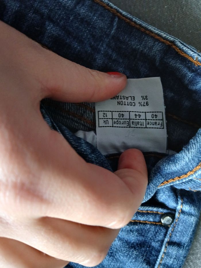 Jupe en jeans femme Taille 40 - photo numéro 3