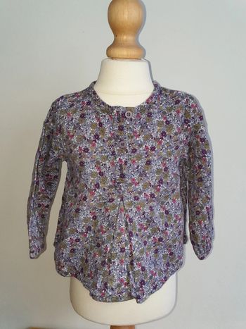 Tunique fleuri Petit Bateau 18 mois