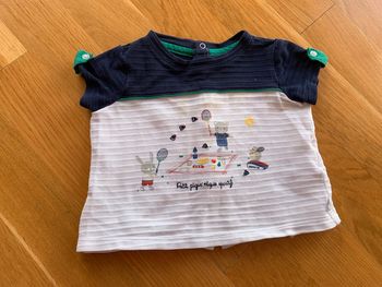 Superbe polo partie de raquettes ‘petit pique nique sportif’