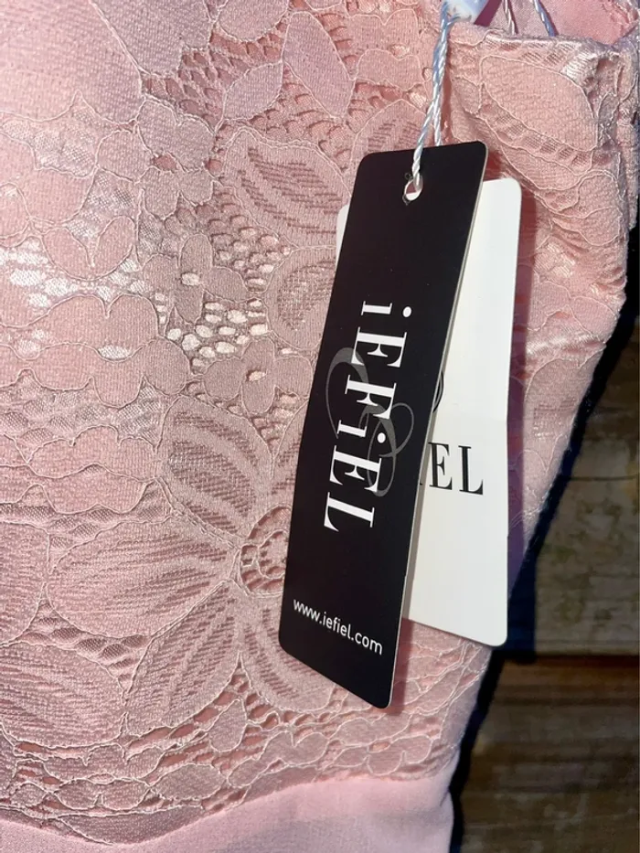 Robe cérémonie rose pastel dos nus taille 12 ans - photo numéro 4