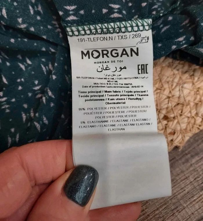 Jolie blouse manches longues Morgan Taille XS - photo numéro 6