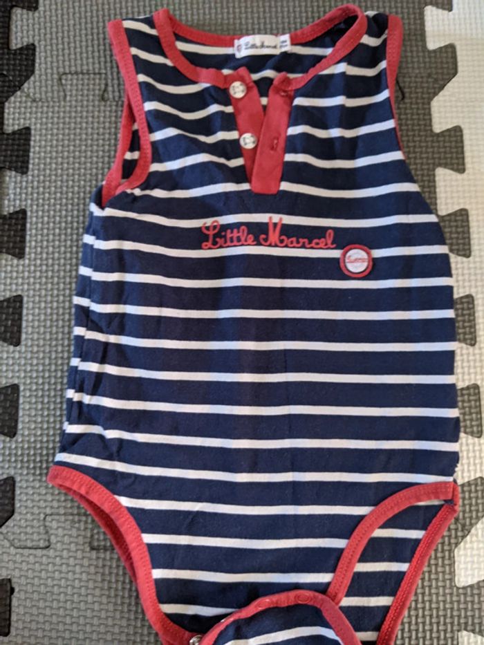 Bodys débardeur col mao little Marcel 18 mois