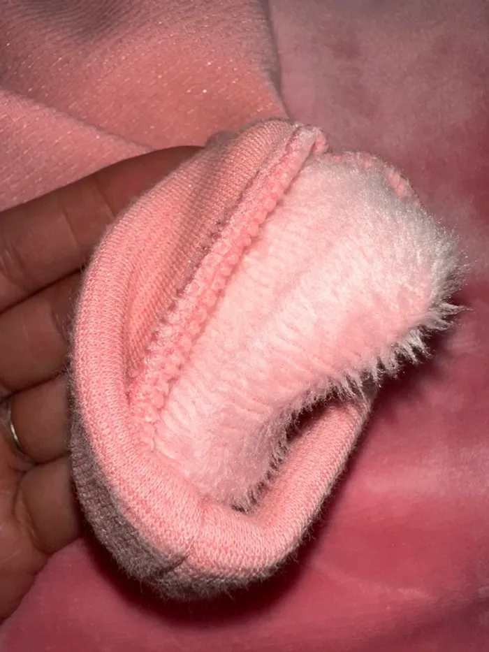 Pantalon legging chaud fourre molletonné rose Obaïbi - photo numéro 3