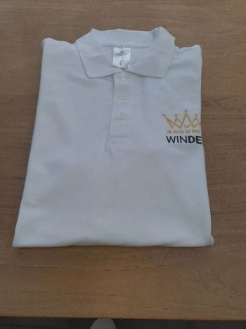 Polo neuf blanc taille XL