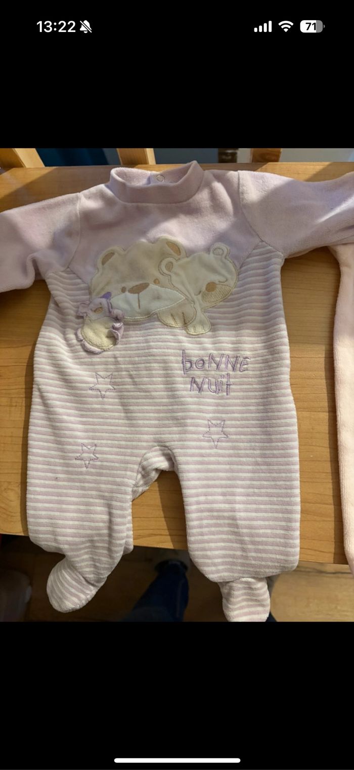 Pyjama 1 mois fille - photo numéro 4