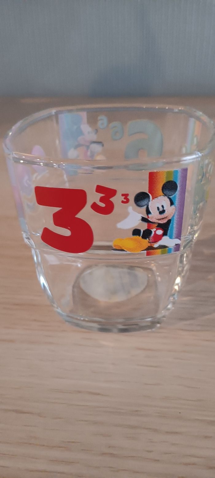 Verre mickey 3-6 - photo numéro 5