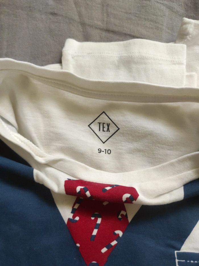 Tee shirt enfant garçon manche longue tex taille 9-10 ans - photo numéro 3
