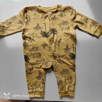 Pyjamas grenouillère timon et Pumba