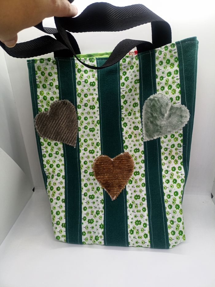 Sac fourre tout fait main - photo numéro 2