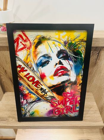 Cadre dc comics Harley Quinn street art Batman 