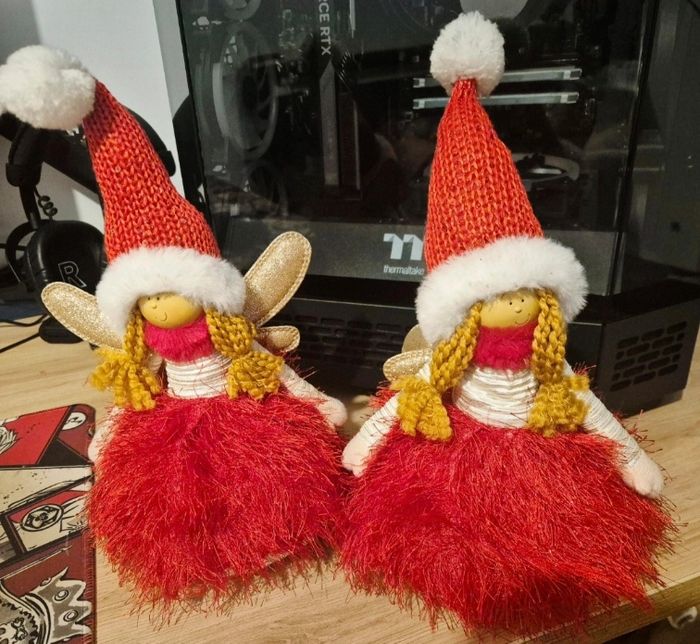 Lot de 2 Fée  de Noël
