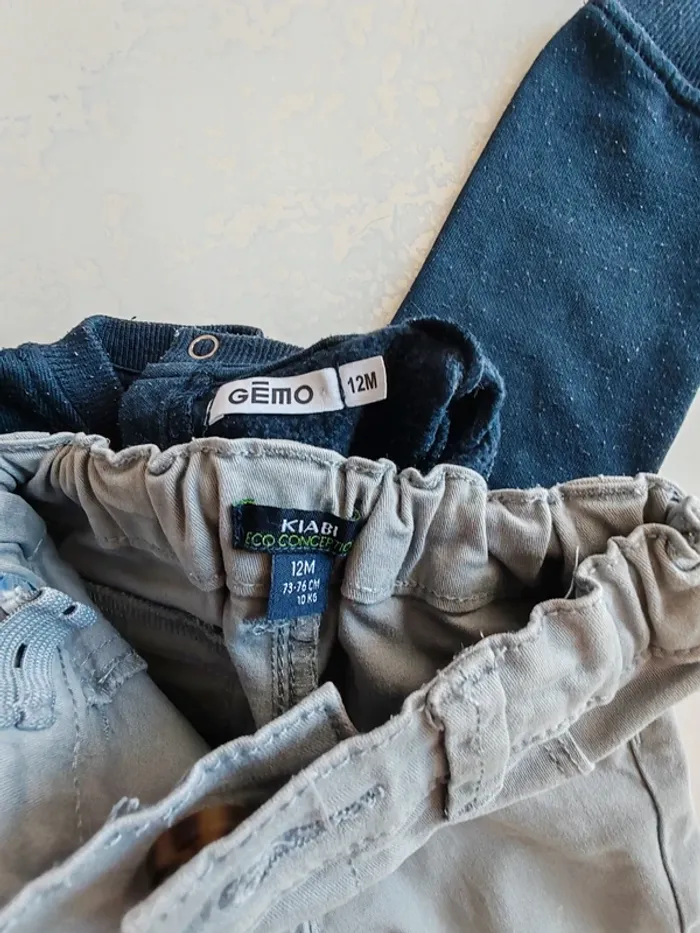Ensemble 12 mois pantalon pull dino - photo numéro 2