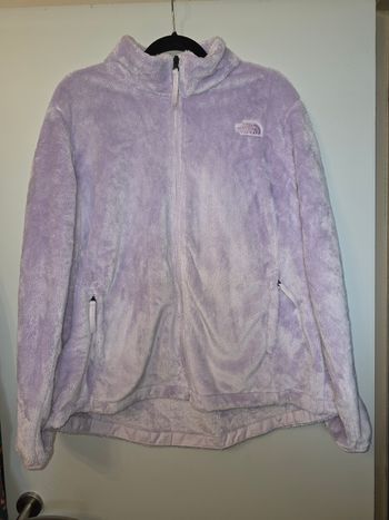 Polaire coloris lilas The North Face - taille 1XL = bon 46 - très bon état 