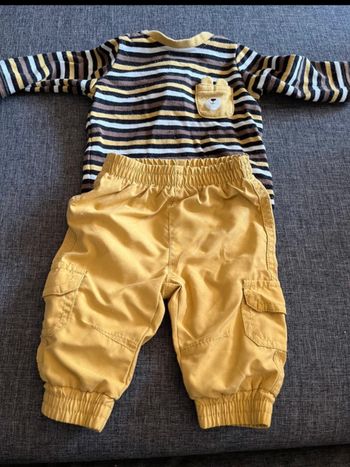 Tenue bébé garçons jaune
