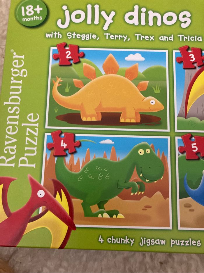 Puzzle dinosaures 18 mois - photo numéro 2