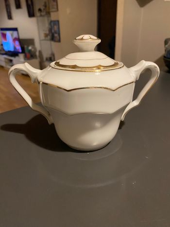 Sucrier porcelaine