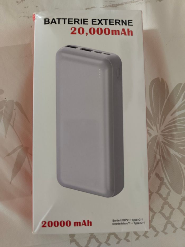 Batterie externe 20.000 mAh