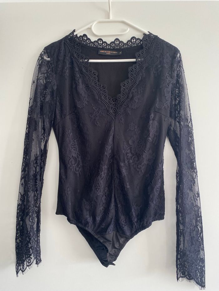 Body noir dentelle - photo numéro 2