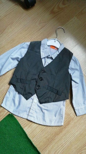 Chemise et bolero garçon 18 mois