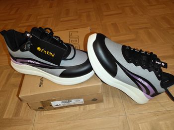 FitVille StepEase V1 Femme Chaussures de Gym violettes et grises taille 40