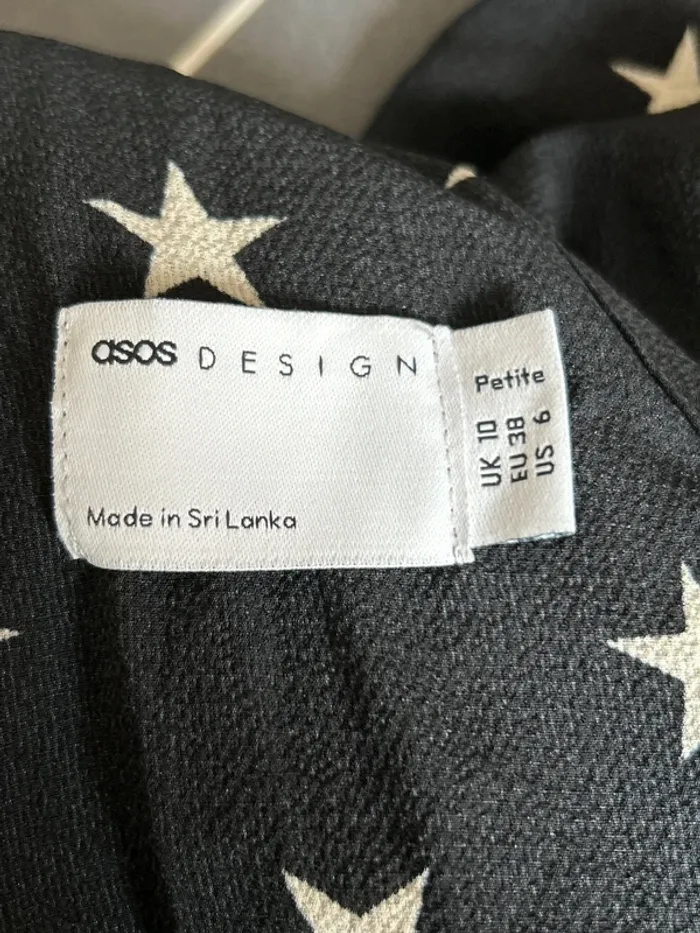 Robe d'été fluide motif étoiles asos petite taille 38 - photo numéro 5