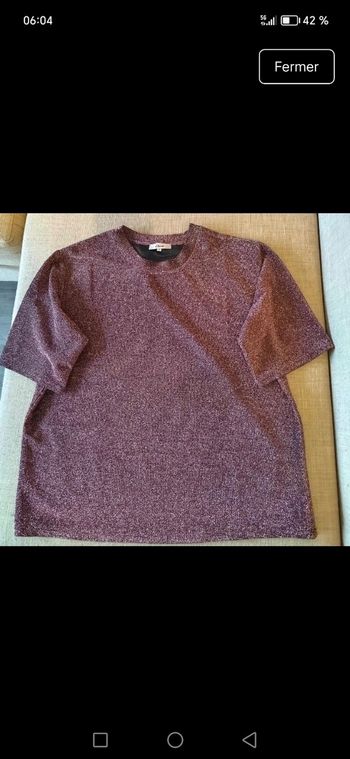 Haut à paillettes