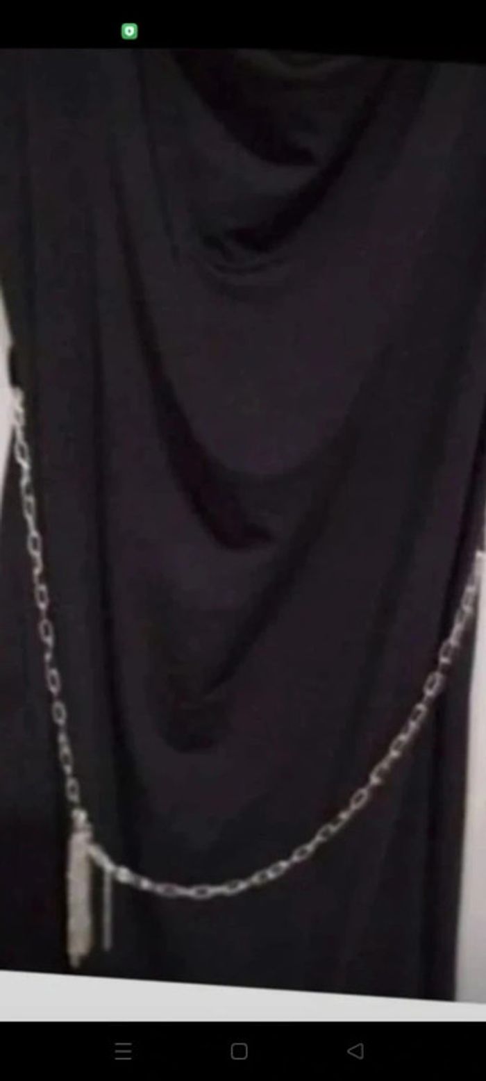 Robe Élégante Noir Femme Chic - photo numéro 2