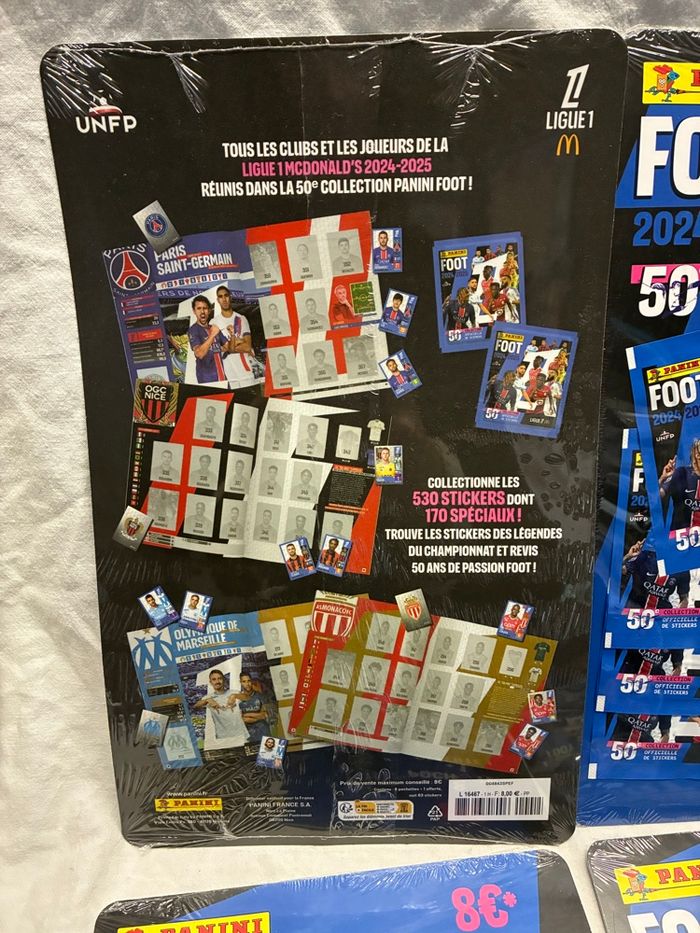 54 sachets Foot 50 collection Panini - photo numéro 7